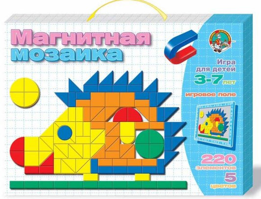 01480 Магнитная Мозаика-220 Ёжик (5 цв)