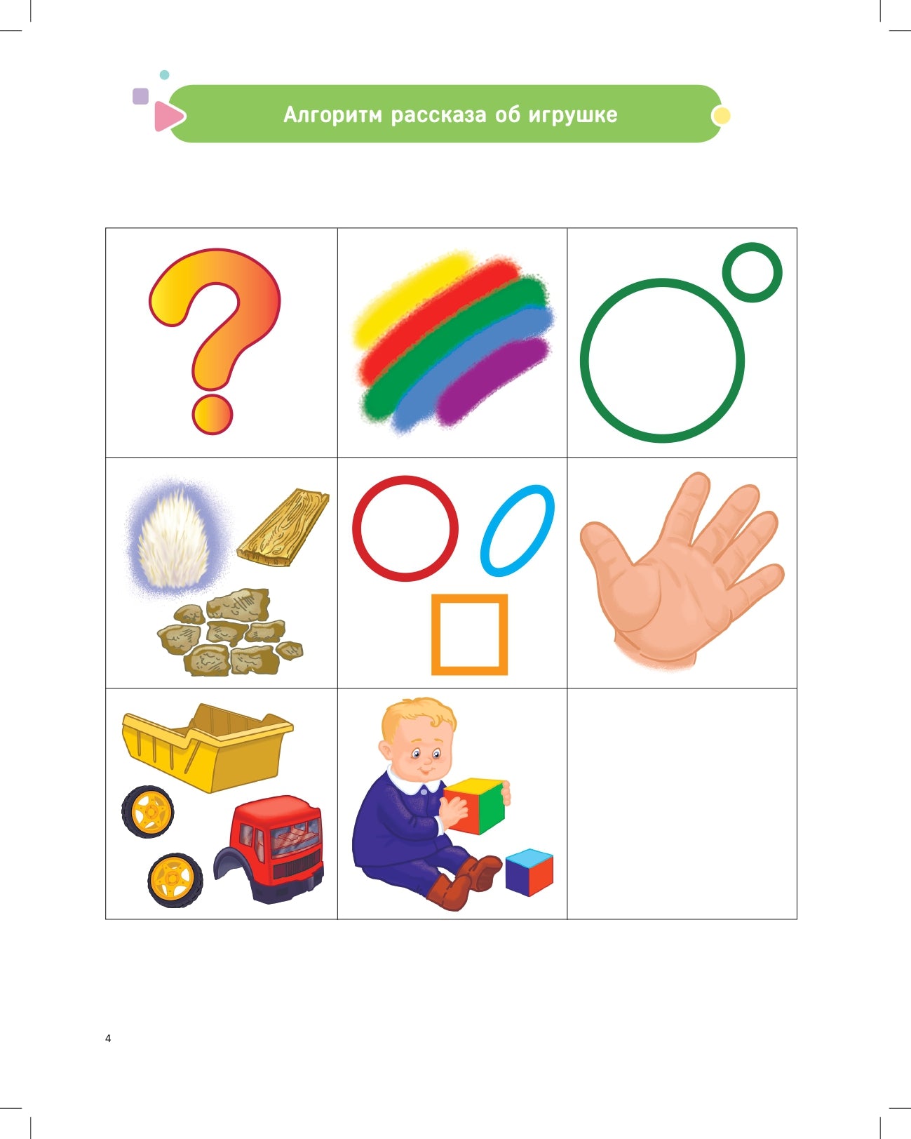 Нищева. Алгоритмические схемы для обучения дошкольников составлению описательных рассказов. 4-7 лет. ФОП. (ФГОС)