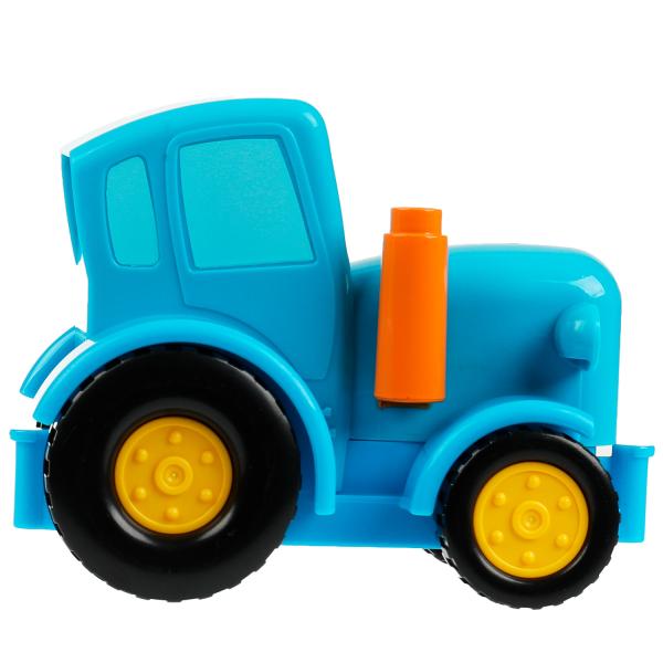 Конструктор большие кубики: СИНИЙ ТРАКТОР, 14 jours. Grands maîtres en cor.36шт