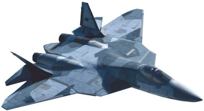 Ф-15655 Plaque de commande A3. La technologie actuelle. Самолет СУ-57. Двухсторонний - группа Военная техника