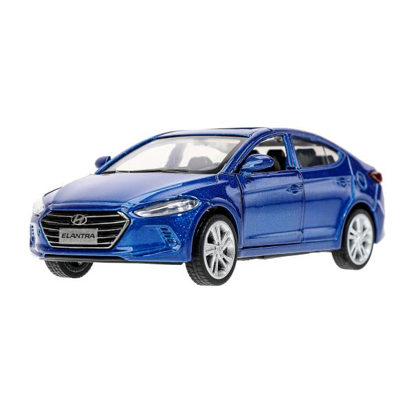 Машина металл HYUNDAI ELANTRA 11,4 см, двери, инерция, кор. Технопарк в кор.2*48шт