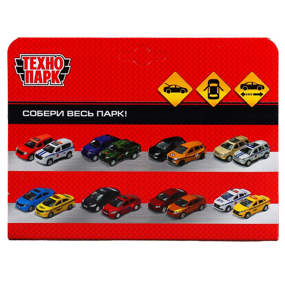 Машина металл "газ-2401 волга такси" 12см, открыв.двери, инерц., желтый в кор. Технопарк в кор2*36шт