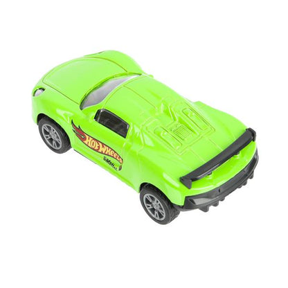 Machine en métal Hot Vils SPПОРТКАР 9,5 см, зеленый, инерц., kor. - dans le cor.2*120шт