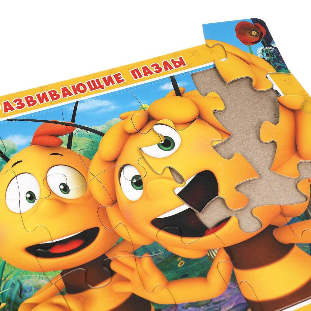 309782 Пчелка Майя. Пазлы в рамке (15 дет.) Умные игры в кор.50шт