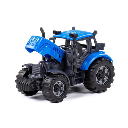 Полесье. Трактор "Прогресс" инерционный (синий) в коробке арт. 91215 /12