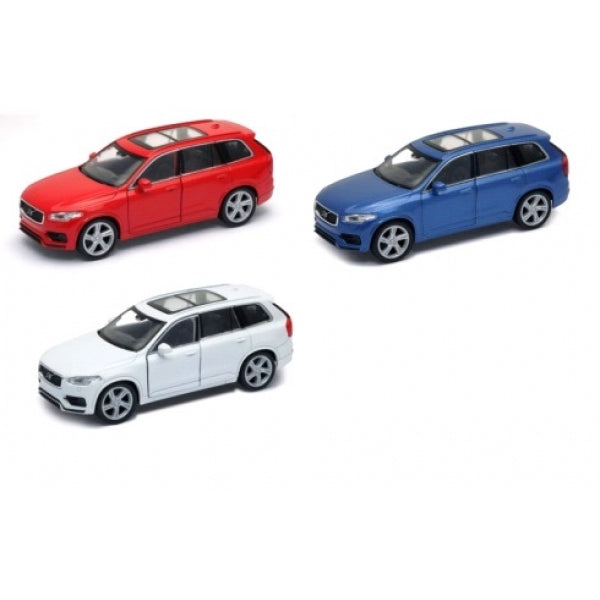 Машина металл 4.75" volvo 2015 xc90 инерц. открыв. двери в дисплее уп-12шт в кор.2*6уп