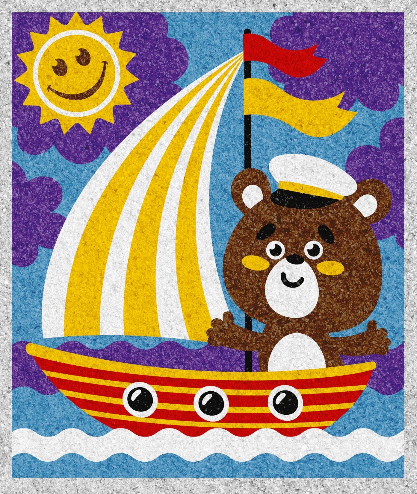 Набор для творчества. Песочная фреска "Морское путешествие" (7 feuilles, 188х217 мм)