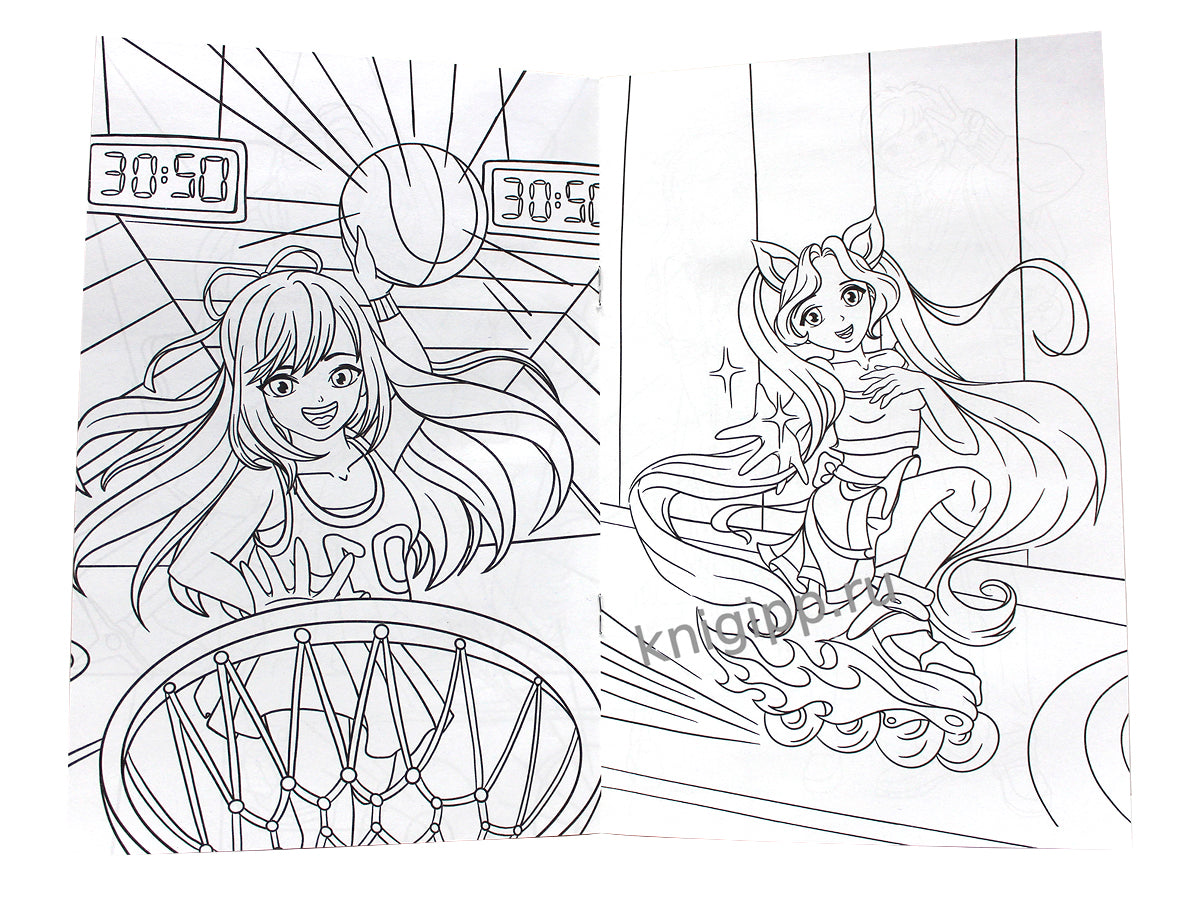 АНИМЕ-РАСКРАСКА. МИР АНИМЕ