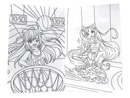 АНИМЕ-РАСКРАСКА. МИР АНИМЕ