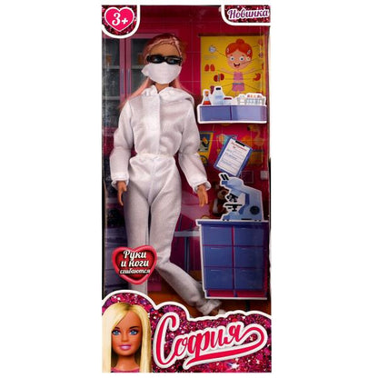 Кукла 29 см София , руки и ноги сгиб, акс, кор КАРАПУЗ в кор.24шт