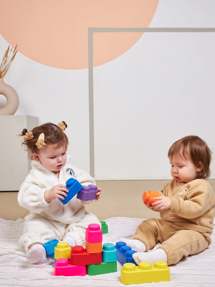 01584 ЦАРСТВО 188023 МЯГКИЕ КИРПИЧИКИ. КОНСТРУКТОР ИЗ МЯГКОГО МАТЕРИАЛА ДЛЯ САМЫХ МАЛЕНЬКИХ. 14 ДЕ