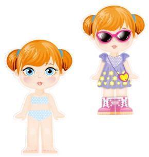 ДК.Игра магнитная "Одевашки. Лиза". Série Магнитные истории арт.01912 /14