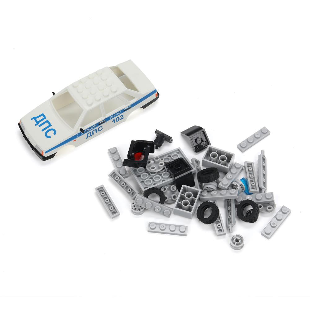 LADA конструктор ваз-21099 ПОЛИЦИЯ, 40 дет. (легко собрать) Город мастеров в кор.80шт