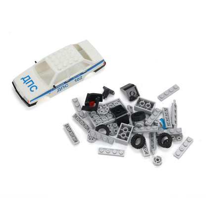 LADA конструктор ваз-21099 ПОЛИЦИЯ, 40 дет. (легко собрать) Город мастеров в кор.80шт