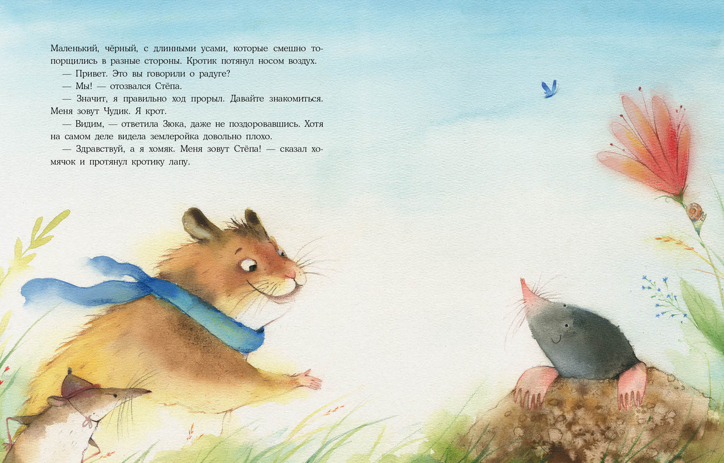 Радуга для Чудика : [сказка] / Н. Шицкая ; ил. О. А. Космодемьянской. — М. : Нигма, 2022. — 32 с. : ил. с автографом