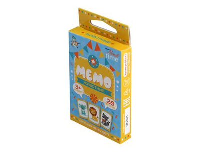 Игра настольная "МЕМО" Животные. Серия АКТИВ time