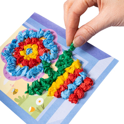 Набор для творчества. Аппликация из тишью "Цветок" размер 138х165