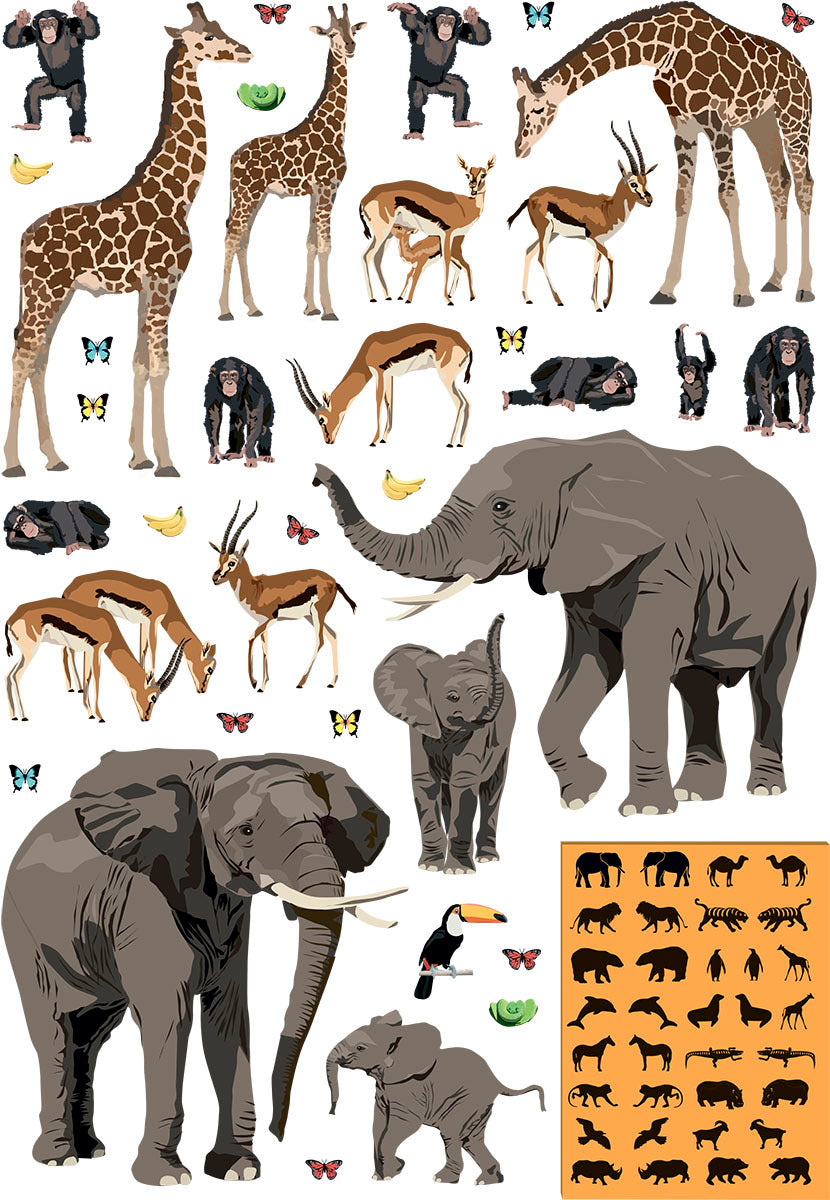 Робинс. Моя книга животные с наклейками /45