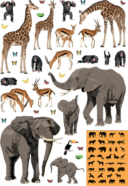 Робинс. Моя книга животные с наклейками /45