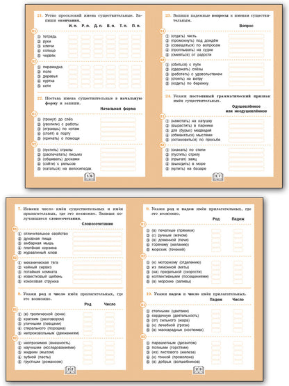 ТР Грамматический тренажёр. Части речи. 4 кл. (ФГОС) /Чурсина.