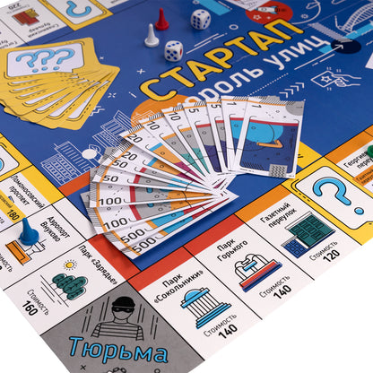 Игра настольная экономическая "Стартап" Король улиц