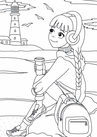 РАСКРАСКИ А5 эконом ВЕСЁЛЫЕ КАРТИНКИ. ДЛЯ ДЕВОЧЕК