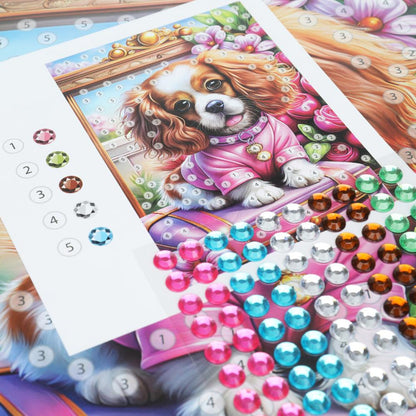 Аппликация Со стразами 15*21 см щенок в толстовке МУЛЬТИ АРТ в кор.100шт