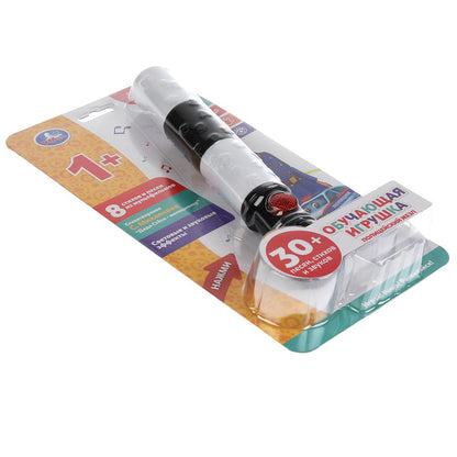 Музыкальная игрушка полицейский жезл. стихотворение С.Михалкова,4 песни из м/ф,свет. Умка в кор.48шт