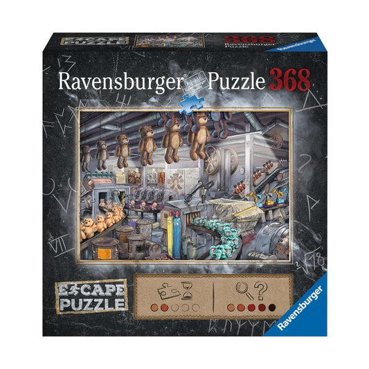 Ravensburger. Пазл-квест 368 "Фабрика игрушек" арт.16531 РРЦ 1760 руб.