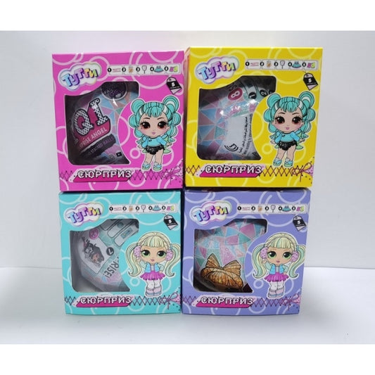 Шар-сюрприз, кукла с набором аксессуаров Тутти в кор.2*96шт