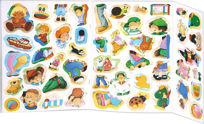 Играем с многоразовыми наклейками/В парке