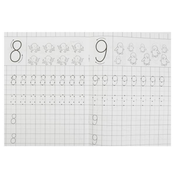 Цифры. 4-5 лет. Прописи для детского сада 215х160 мм. Скрепка. 16 стр. Умка в кор.50шт