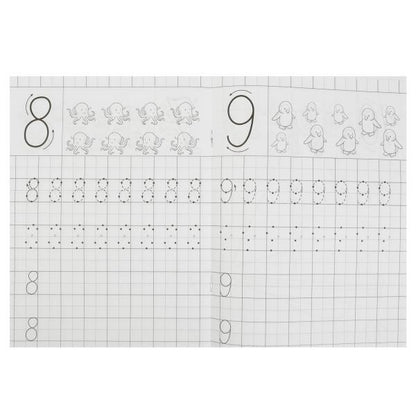 Цифры. 4-5 лет. Прописи для детского сада 215х160 мм. Скрепка. 16 стр. Умка в кор.50шт