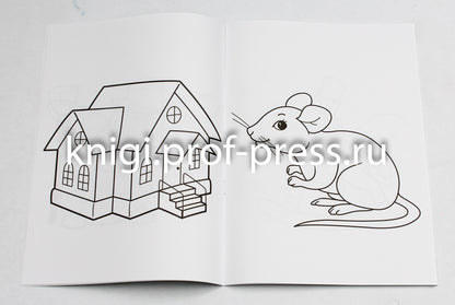 РАСКРАСКА А4 эконом. ДЛЯ САМЫХ МАЛЕНЬКИХ