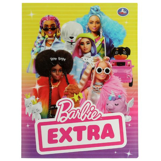 Папка БАРБИ с 10 вкладышами, barbie extra Умка в кор.4*30шт