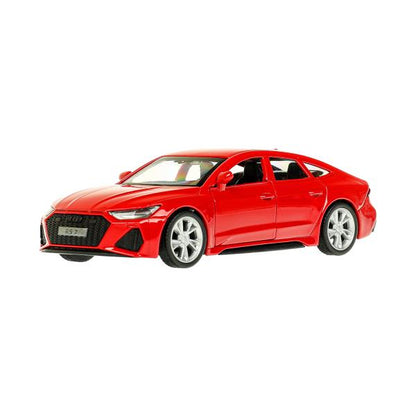 Машина металл AUDI rs7, 11,4 см, двери, инерция, кор. Технопарк в кор.2*48шт