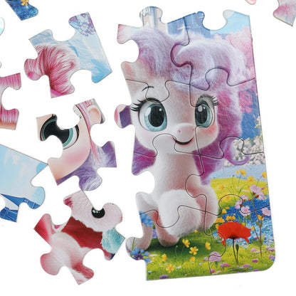 Весёлые подружки пони. Макси-пазлы в коробке. Пазл 35 деталей. 180х127х35 мм. Умные игры в кор.24шт