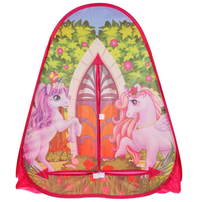Играем вместе. Палатка "Единороги" детская игровая в сумке 81х90х81см, арт. GFA-UC0