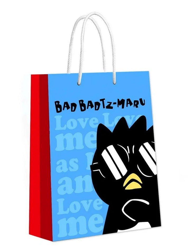 ND Play. Пакет подарочный большой "Bad Badtz Maru" (голубой) 315*380*155 мм арт.314502