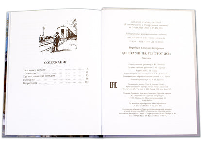 36.ДЛ.ВД.Воробьев.Где эта улица,где этот дом (6+)
