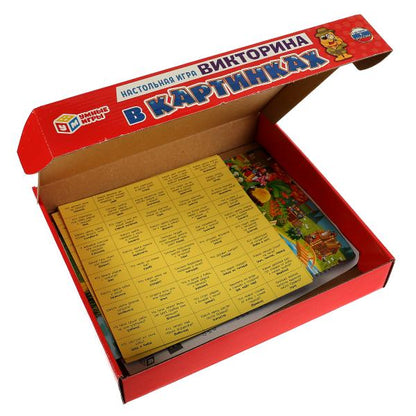 Викторина-Виммельбух по русским народным сказкам. Настольная игра. Умные игры. в кор.10шт