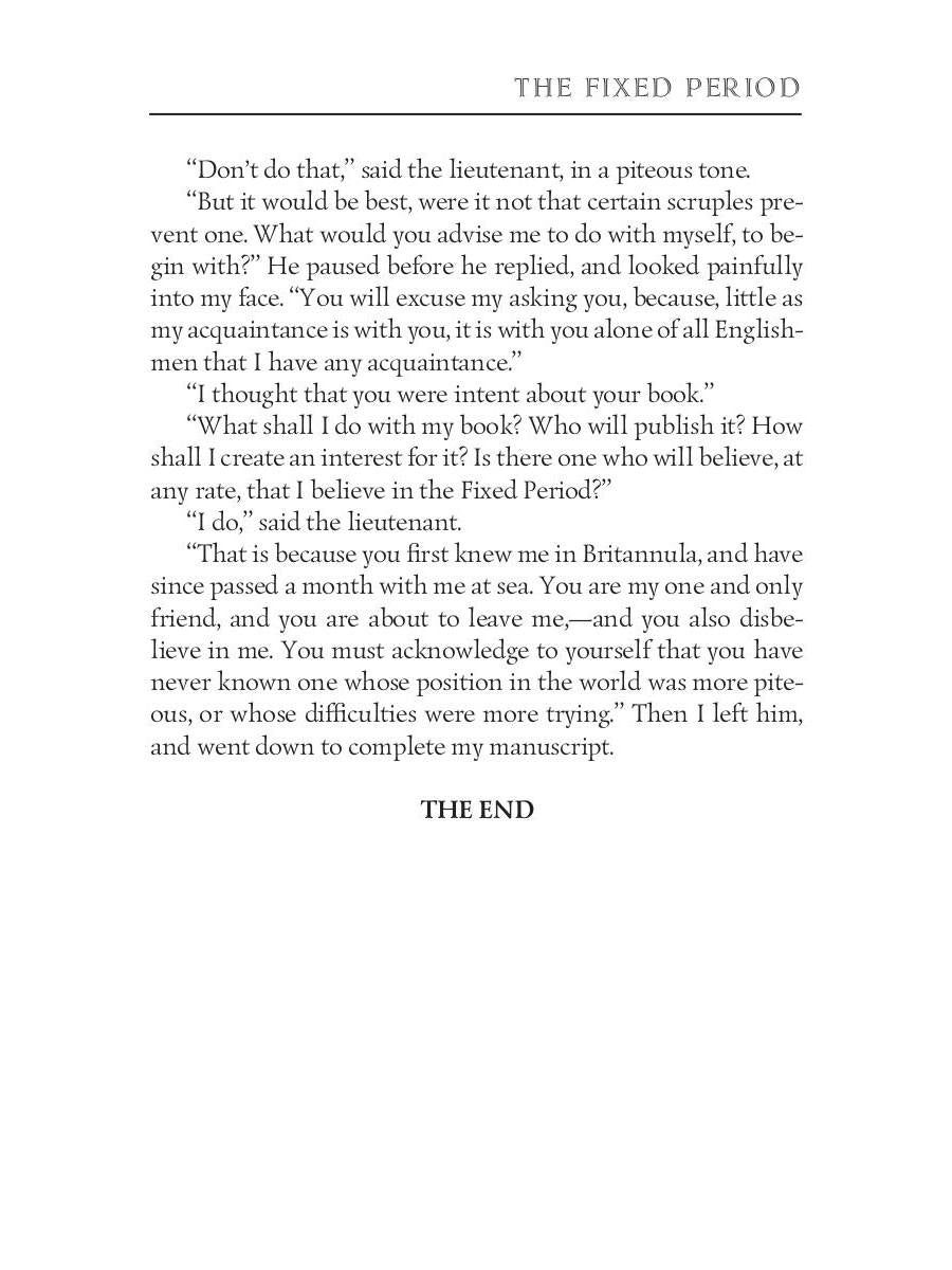 The Fixed Period = Установленный срок