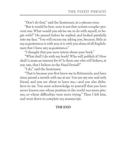 The Fixed Period = Установленный срок