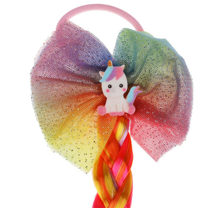 Аксесс д/девочек СКАЗОЧНЫЙ ПАТРУЛЬ резинка с косой/banтом(роз/оранж/желт)МИЛАЯ ЛЕДИуп-10шт в kor50up