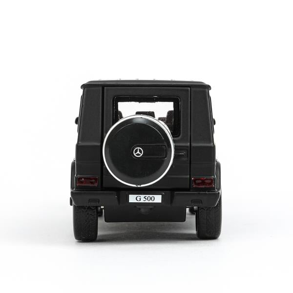 Машина металл MERCEDES-BENZ G-CLASS МАТОВЫЙ 12 см, двер, багаж, черный, кор. Технопарк в кор.2*36шт