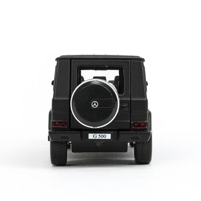 Машина металл MERCEDES-BENZ G-CLASS МАТОВЫЙ 12 см, двер, багаж, черный, кор. Технопарк в кор.2*36шт