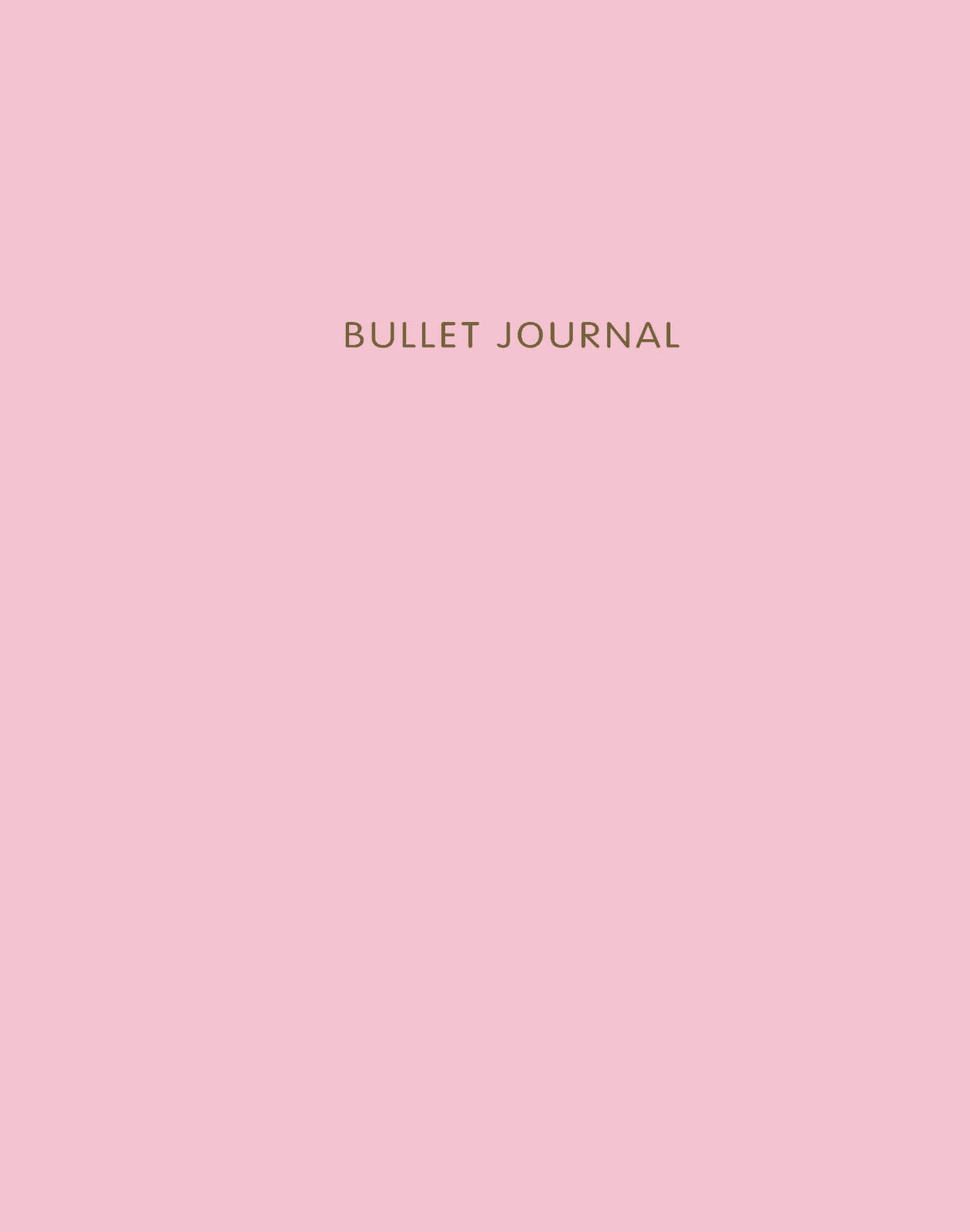 Bullet Journal (Пудровый) 162x210мм, твердая обложка, пружина, bloc в точку, 120 стр.