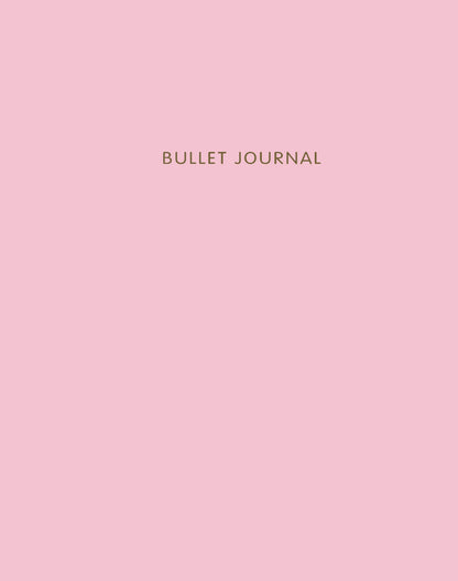 Bullet Journal (Пудровый) 162x210мм, твердая обложка, пружина, bloc в точку, 120 стр.