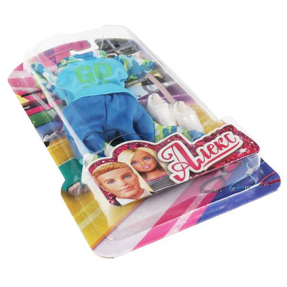 Accessoires pour un gâteau de 29 cm. sportif. одежды и акс для Алекс,blisterer КАРАПУЗ в кор.36шт