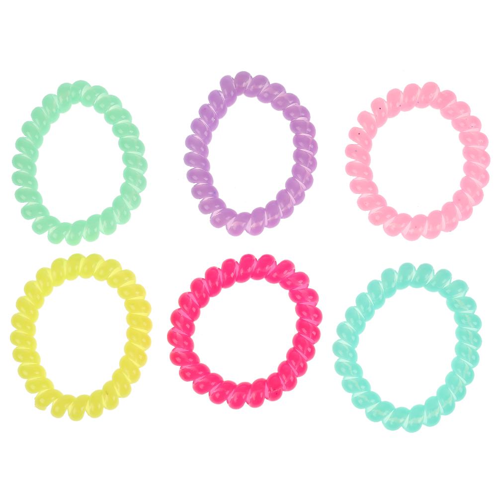 Аксесс д/девочек СКАЗОЧНЫЙ ПАТРУЛЬ резинки-пружинки 6шт на карт. dans le paquet. МИЛАЯ ЛЕДИ уп-12шт в кор50уп